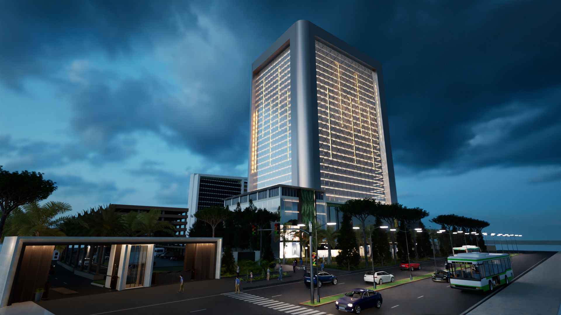 Integrated Mixed-Use Development